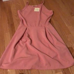 light pink dress with tags